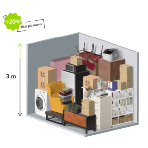 10 m2 self-storage unit