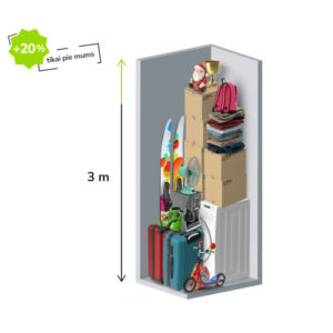 1,5 m2 self-storage unit