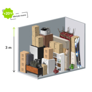 8 m2 self-storage unit